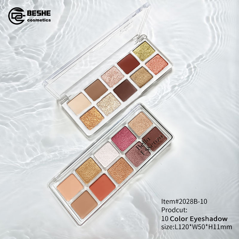 Palette de fards à paupières 10 couleurs